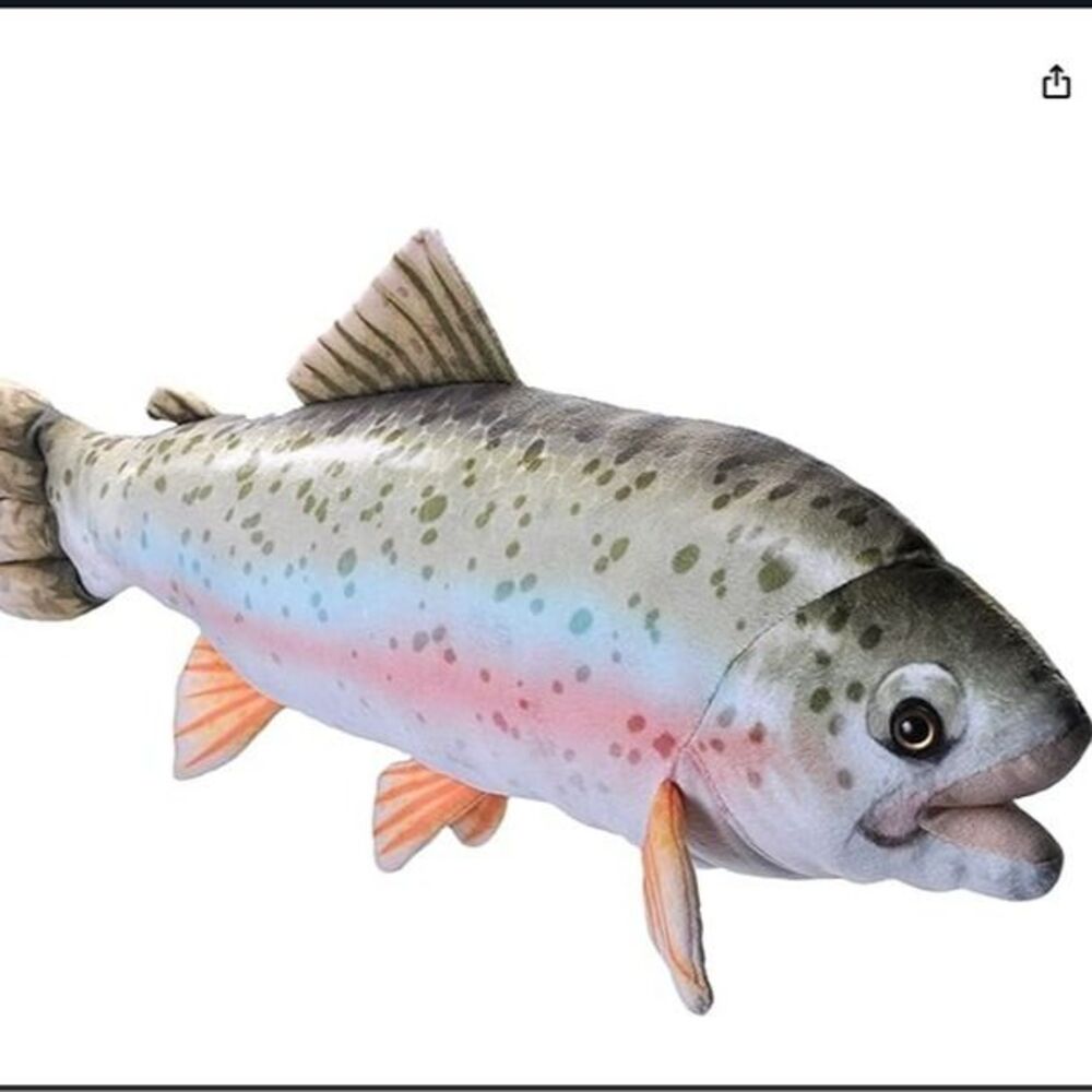 24" Living Stream Trout Wild Republic Stuffed Animal Plush Fishing Angler Fish